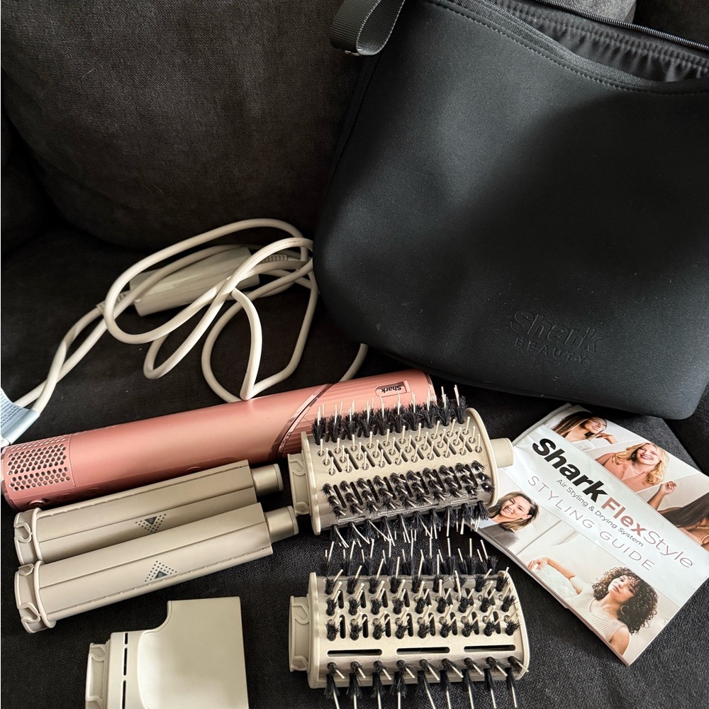 Shark FlexStyle Hair Styling Set - Pink and Beige